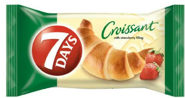 7 Days Croissant strawberry 60 g/ epres