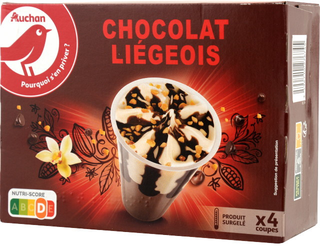 Auchan csoki-vanília ETO-s jégkrém