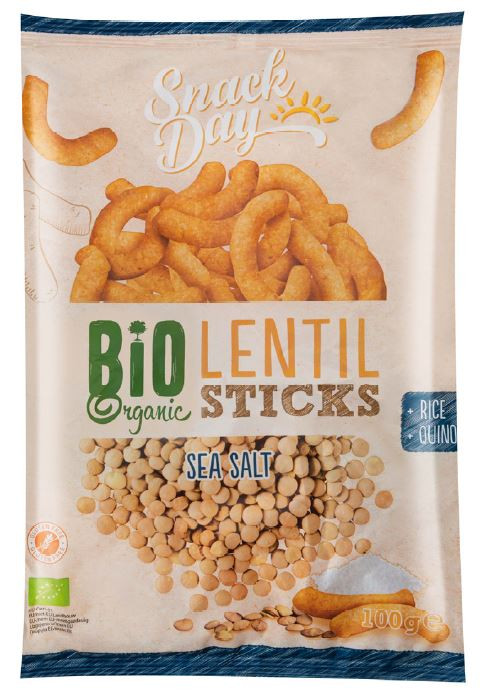 Snack Day Bio lencse plcika, ss, 100 g