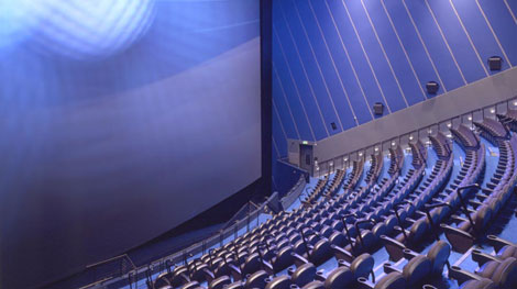 A hatalmas IMAX moziterem