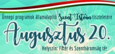 Ünnepi programok államalapító Szent István tiszteletére, ahol a Mono Mano Zenekar is koncertezik Ünnepi programok államalapító Szent István tiszteletére, ahol a Mono Mano Zenekar is koncertezik