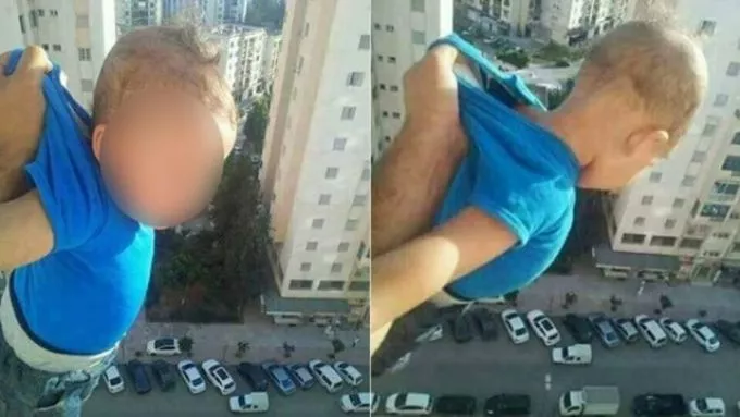 Lájkokért lógatott ki egy csecsemőt a 15. emeletről