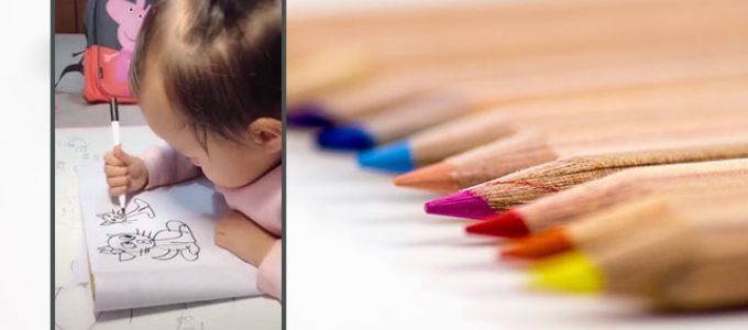 Őstehetség: elképesztően rajzol a baba Őstehetség: elképesztően rajzol a baba