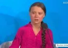 "Az üres szavaitokkal elloptátok az álmaimat és a gyerekkoromat!" - indulatos beszédet mondott a 16 éves Greta Thunberg