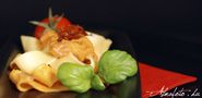 Fstlt sajtos-chorizs lasagnette