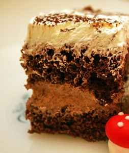 Trffeltorta, feketn-fehren