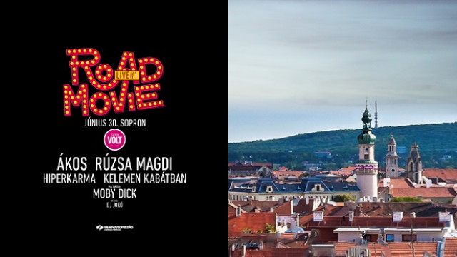 Road Movie nappal indul a Telekom VOLT Fesztivál - Ákos és Rúzsa Magdi nyitja a VOLTot