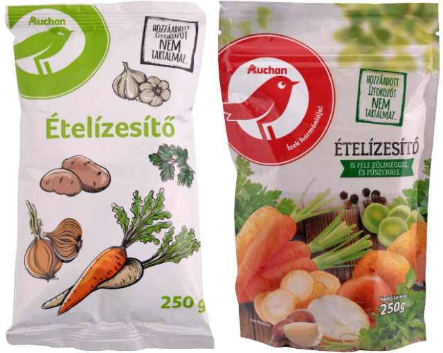 Auchan ételízesítő zeller allergénnel