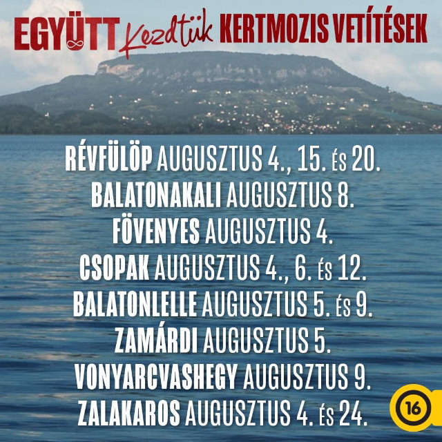 Együtt kezdtük - kertmozis vetítések