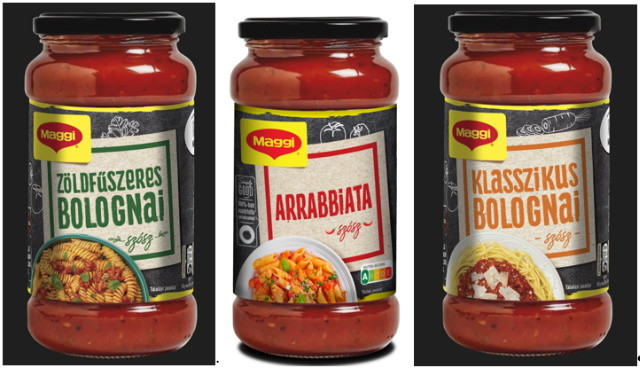 MAGGI Zldfszeres Bolognai, MAGGI Klasszikus Bolognai s MAGGI Arrabiata veges szsz, 500 g