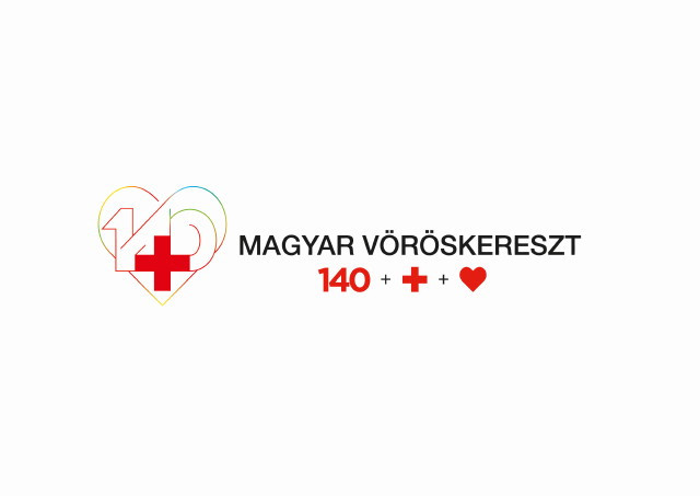 Magyar Vöröskereszt - 140. évfordulós jubileumi embléma