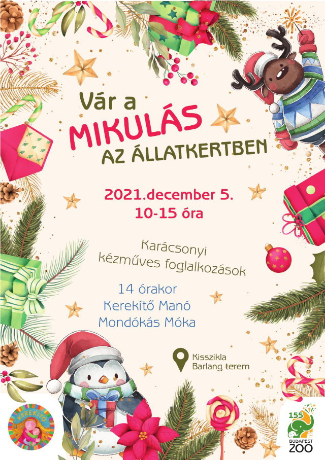 Mikulás az Állatkertben 2021. december 5.