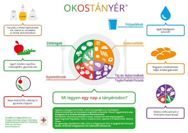 Okostányér - táplálkozási ajánlás