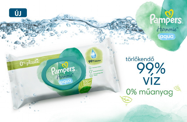 Pampers Harmonie Aqua babapositörlőkendő