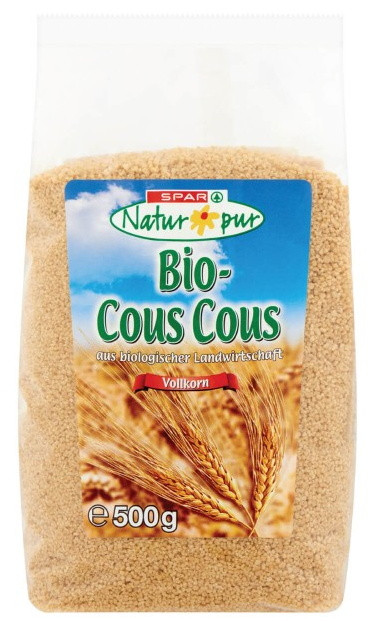 SPAR NATUR PUR Bio kuszkusz, 500g