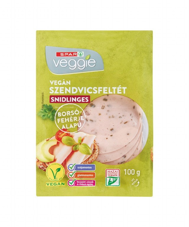 SPAR VEGGIE snidlinges szendvicsfeltét 100g