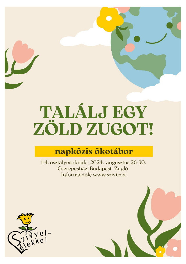 Találj egy zöld Zugot! - Napközis ökotábor