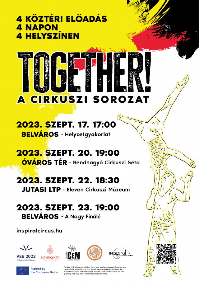 Together! cirkuszi sorozat Veszprémben - plakát
