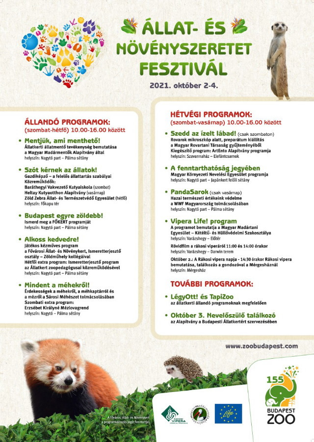 Állat- és Növényszeretet Fesztivál 2021