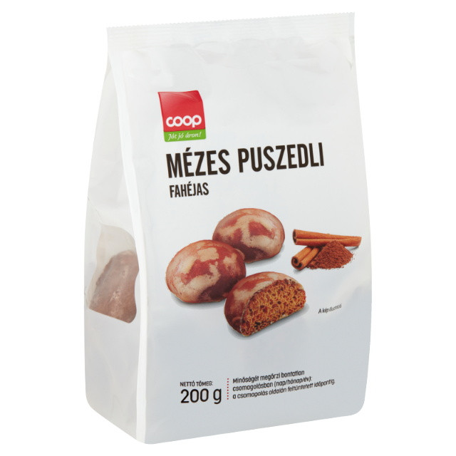 Coop mézes puszedli fahéjas, 200 g