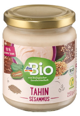 dmBio szezám tahini krém, 250 g