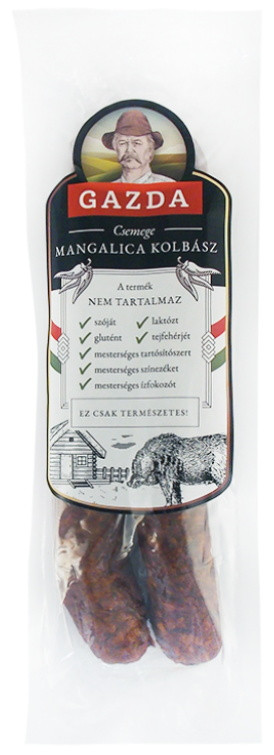 Gazda mangalica kolbsz, csemege, 270 g