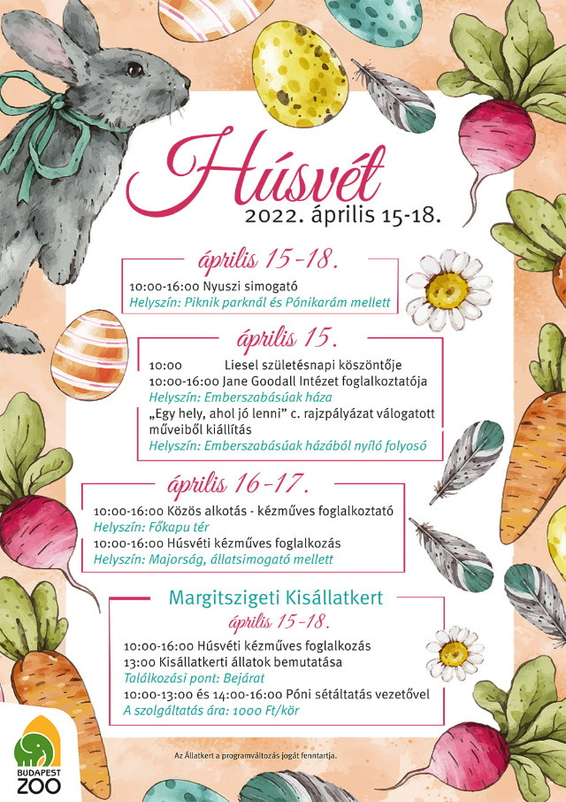 húsvéti programok az Állatkertben