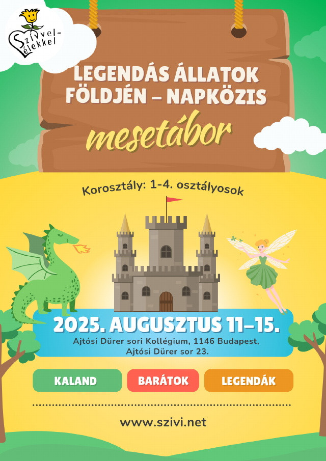 Legends llatok fldjn - Napkzis mesetbor kisiskolsoknak Zuglban - plakt