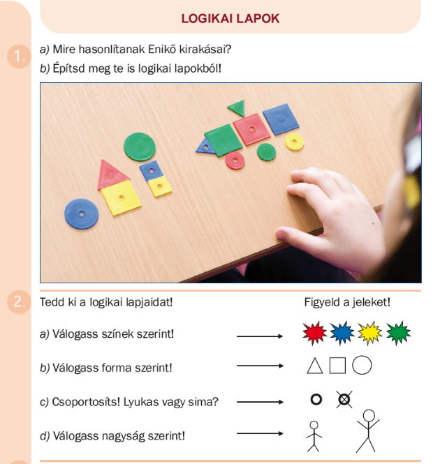 Logikai lapok (kszlet) hasznlata