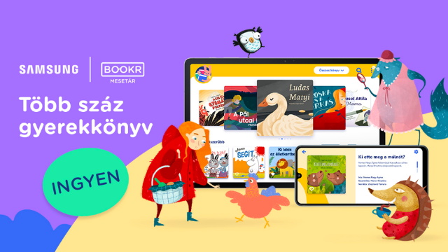 Ingyenesen elrhetv vlik Magyarorszg legnagyobb digitlis Mesetra a BOOKR Kids s a Samsung egyttmkdsben