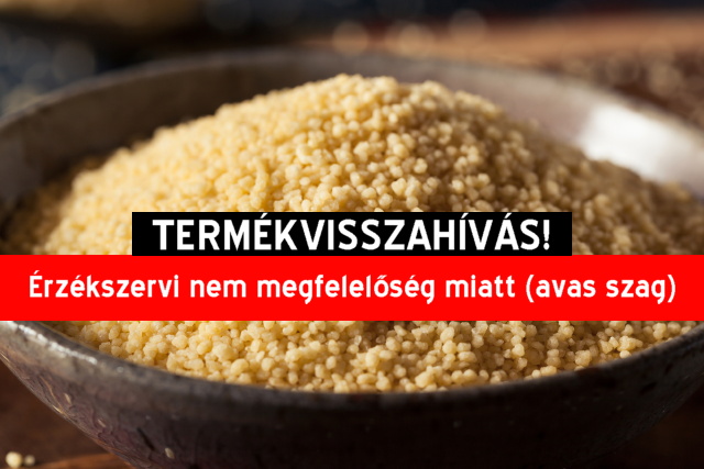 Termkvisszahvs - bio kuszkusz