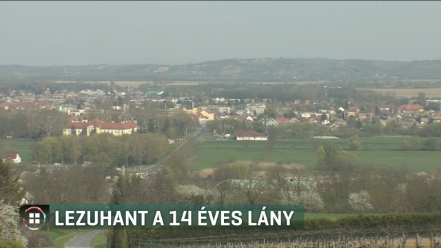Lezuhant a 14 ves lny