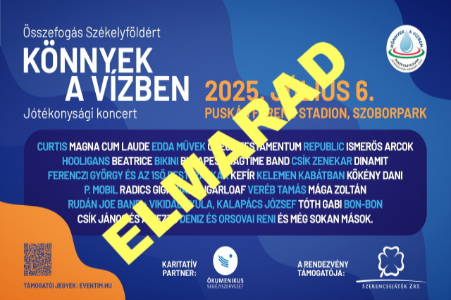 Knnyek a vzben - jtkonysgi koncert