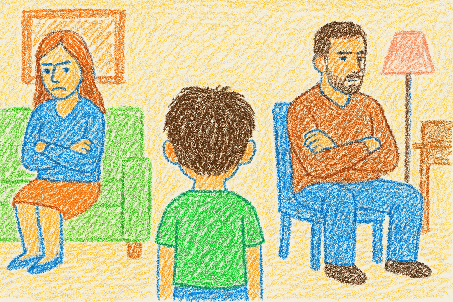 Csendes h�zass�g, s�r�lt gyerek?