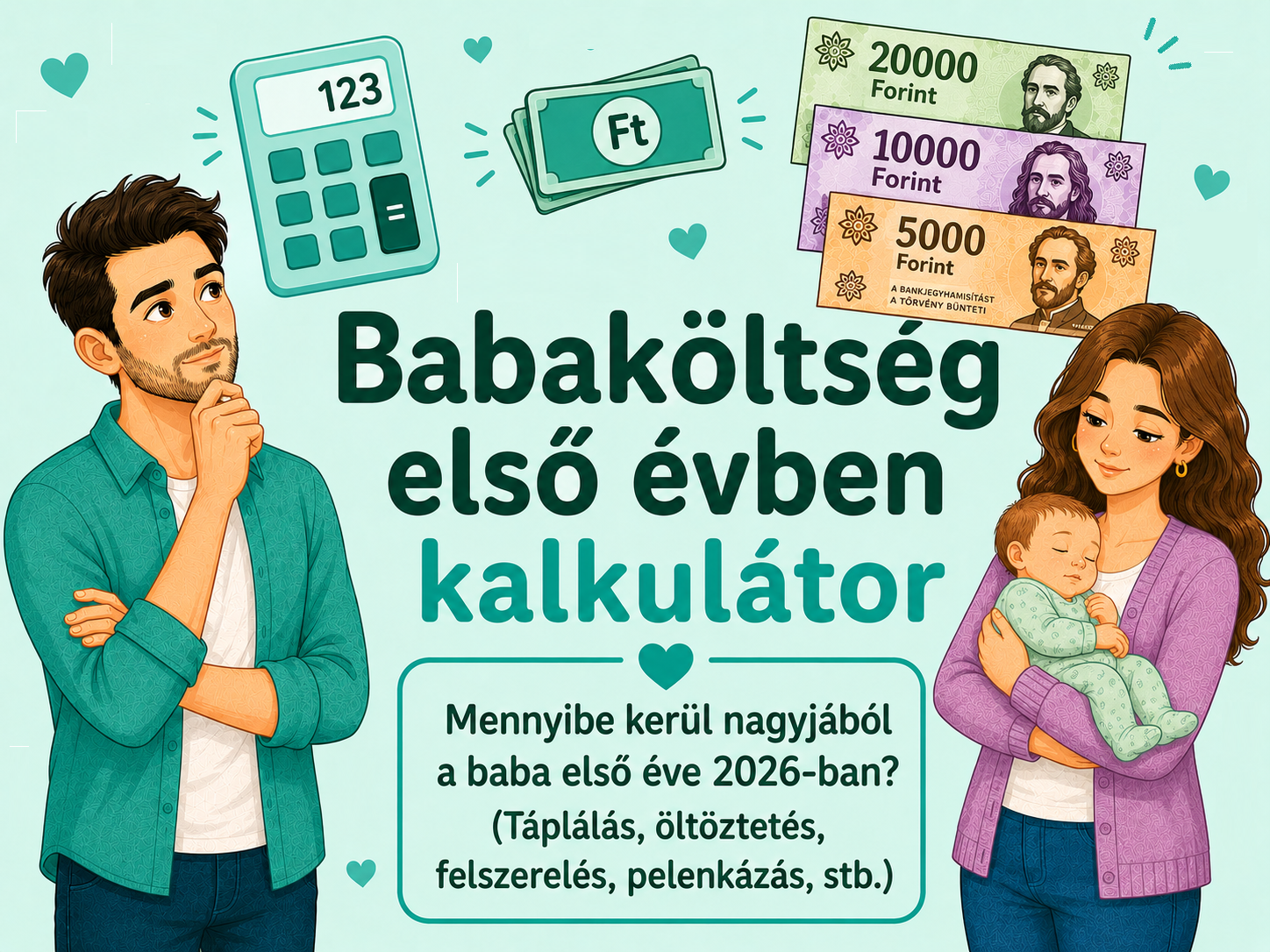 Babaköltség első évben kalkulátor Babaköltség első évben kalkulátor