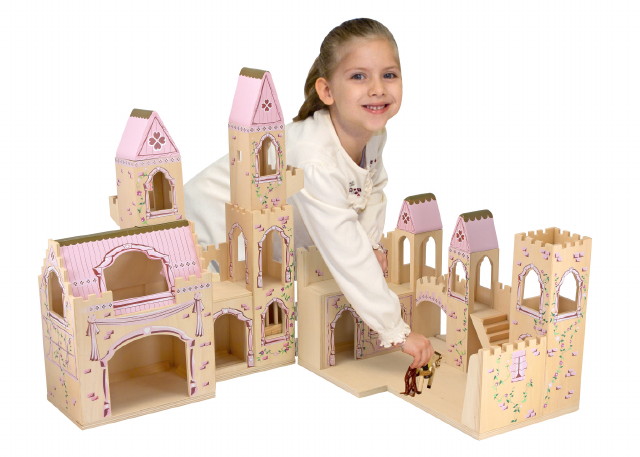 Melissa & Doug játékok - Fa kastély