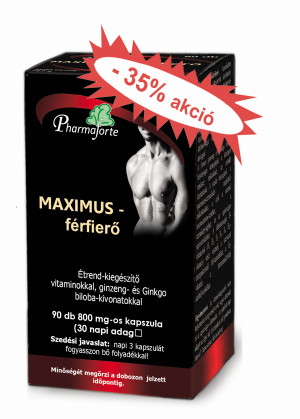 Maximus - férfierő -35% akció