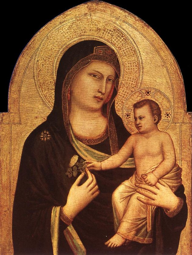 Giotto di Bondone - Madonna gyermekvel 