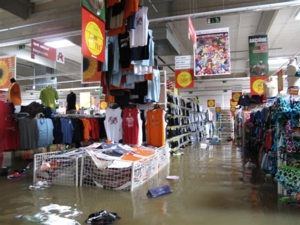 Tájkép csata után (miskolci 
Auchan)