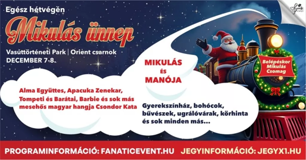 Mikulás Ünnep - Vasúttörténeti Park Mikulás Ünnep - Vasúttörténeti Park