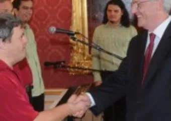 Sólyom László a Sándor Palotában fogadta a JOBB VELÜNK A VILÁG! jótékonysági rendezvény szervezőit