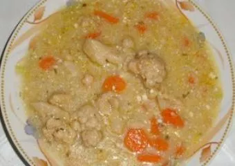 Tárkonyos karfiol leves