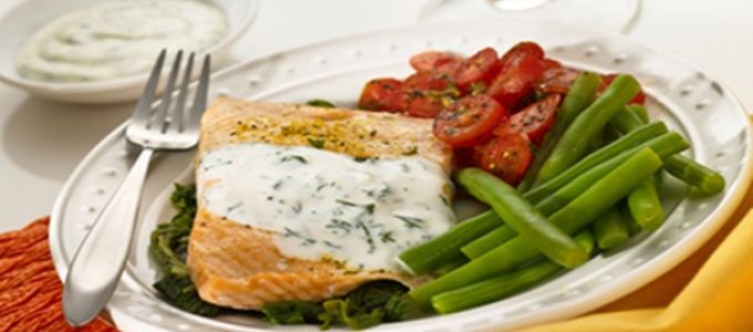 Lazac kapormártással - recept Lazac kapormártással - recept