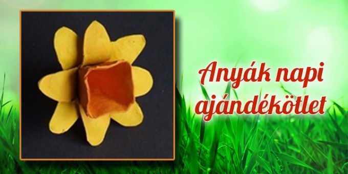 Nárcisz tojástartóból - ajándékok Anyák napjára Nárcisz tojástartóból - ajándékok Anyák napjára