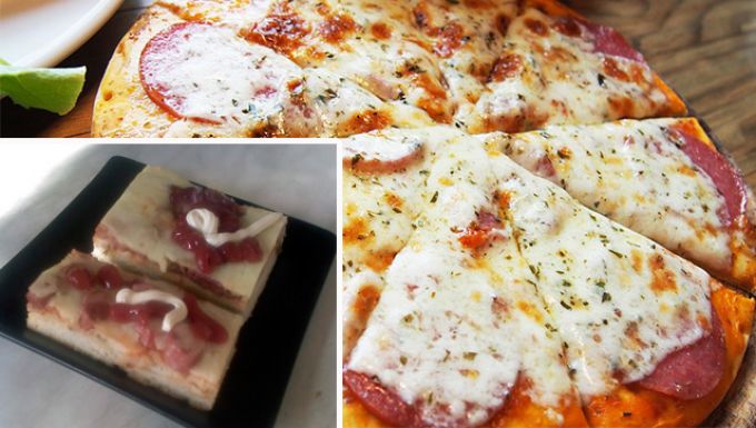Házi pizza Bea módra Házi pizza Bea módra