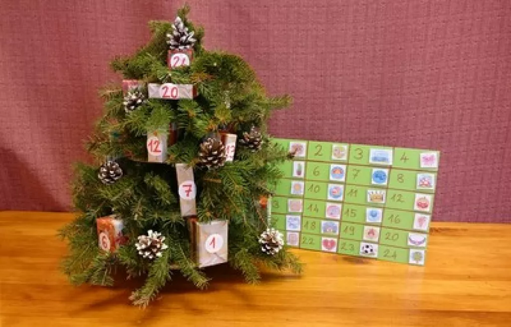 adventi naptár házilag