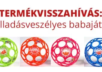 Fulladásveszélyes, babáknak való csörgős labdát vett le a polcokról a Tesco