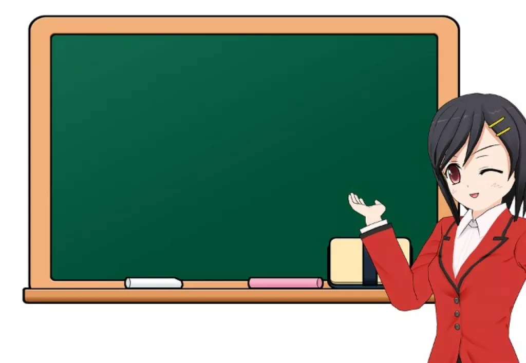 tanár tábla anime