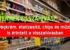 Ha vásároltál ezekből a termékekből ne fogyaszd el! - Jégkrémet, ételízesítőt, chipset és müzlit is visszahívott a Nébih