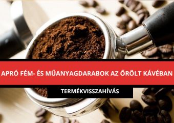 Apró műanyag- és fémdarabok lehetnek a népszerű kávéban - termékvisszahívás!